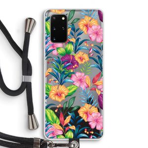 Tropisch 2: Samsung Galaxy S20 Plus Transparant Hoesje met koord