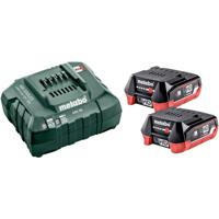 Metabo Basic-Set 12V 2 x LiHD 4.0 Ah 685301000 Accu en acculader voor gereedschap 12 V 4 Ah LiHD - thumbnail