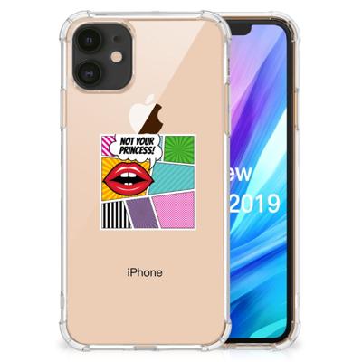 Apple iPhone 11 Anti Shock Bumper Case Popart Princess Apple iPhone 11 Anti Shock Bumper Case Popart Princess