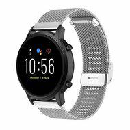 Garmin Venu 3s / Vivoactive 4s / Venu 2s / Vivomove 3s / Forerunner 255s - Milanese bandje met klemsluiting - Zilver