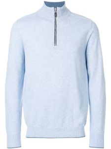 N.Peal Carnaby half zip sweater - Bleu