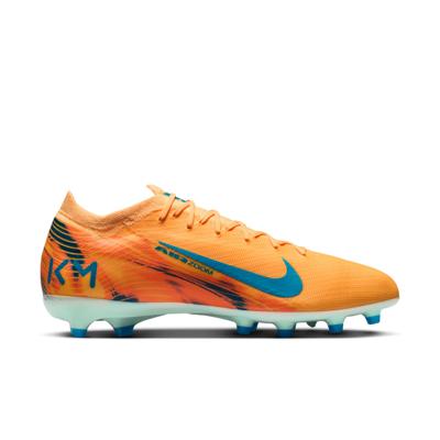 Nike Zoom Mercurial Vapor 16 Mbappé Pro Kunstgras Voetbalschoenen (AG) Lichtoranje Turquoise