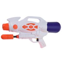 1x Waterpistolen/waterpistool wit van 47 cm kinderspeelgoed - thumbnail