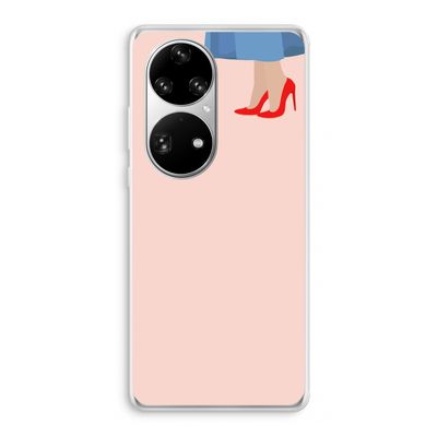 High heels: Huawei P50 Pro Transparant Hoesje