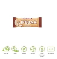 Lifefood Lifebar carobe hazelnoot bio (47 gr) - thumbnail