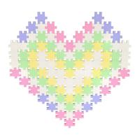 Meli minis pastel bouwblokken, 400dlg.