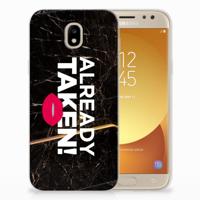 Samsung Galaxy J5 2017 | Siliconen hoesje | met naam Already Taken Black