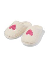 HEMA Damessloffen Maat 38-39 Hartje Crème