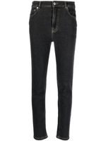 MOSCHINO JEANS jean skinny à taille haute - Noir - thumbnail