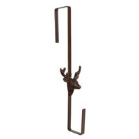 Esschert design Deurkranshanger - Hert - gietijzer - L35 cm - kerstkrans
