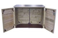 Lage tuinkast 125x65x122 cm- - Hout- Lutrabox Lage tuinkast 125x65x122 cm- - Hout- Lutrabox