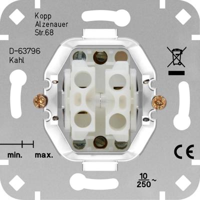 Kopp inbouw schakelaar wissel/wissel