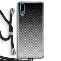 Musketon Halftone: Huawei P20 Transparant Hoesje met koord