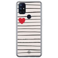 OnePlus Nord N10 5G siliconen hoesje - Heart queen