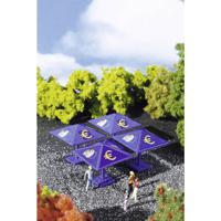 Vollmer 42003 H0 4-delige set euro-parasol Kant-en-klaar model