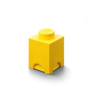 Lego - Opbergbox Brick 1 Vierkant - Polypropyleen - Geel