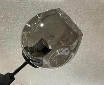 Hanglamp Graham 8L Messing Frame - 3 glas keuzes - ledlampen inclusief