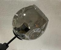 Hanglamp Graham 8L Messing Frame - 3 glas keuzes - ledlampen inclusief