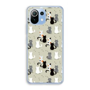 Katten: Xiaomi Mi 11 Lite Transparant Hoesje