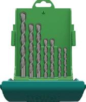 Heller beton-/steenboorset | 7-delig | d. 4 / 5 / 2 x 6 / 8 / 10 / 12 mm | 1 stuk - 16884 - 16884a