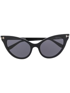 TOM FORD Eyewear lunettes de soleil à monture papillon - Noir