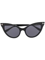 TOM FORD Eyewear lunettes de soleil à monture papillon - Noir