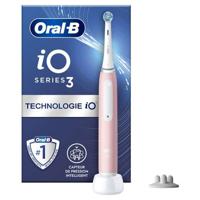 Elektrische tandenborstel - ORAL-B - iO3 - Roze - 3D oscillo-rotatie/pulsatie - Werkt op batterijen