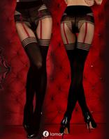 * BALLERINA Zwarte rode panty Chenoah * BALLERINA Zwarte rode panty Chenoah