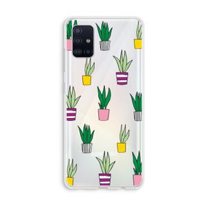 Sanseveria: Galaxy A51 4G Transparant Hoesje