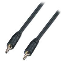 Lindy 35642 2m 3.5mm 3.5mm Zwart audio kabel