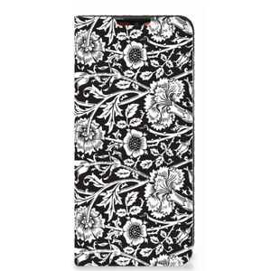 Motorola Moto E7 Power | E7i Power Smart Cover Black Flowers