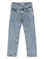 Calvin Klein Kids jean droit à effet délavé - Bleu