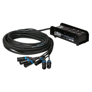 DAP CobraX 6 stagesnake (10 meter kabel)