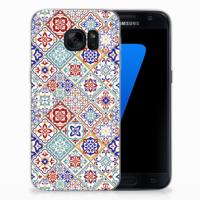 Samsung Galaxy S7 | TPU | Siliconen hoesje | Tiles Color