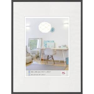 walther+ design KV040B Wissellijst Papierformaat: 30 x 40 cm Zwart