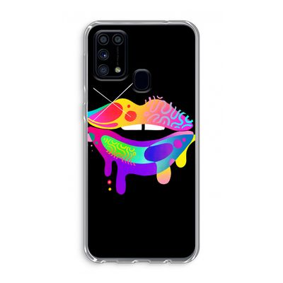 Lip Palette: Samsung Galaxy M31 Transparant Hoesje