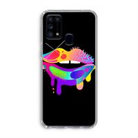 Lip Palette: Samsung Galaxy M31 Transparant Hoesje