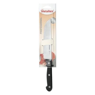 Metaltex professional chefmes 28 cm zwart/rvs
