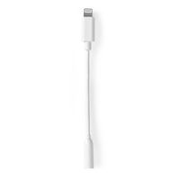 Nedis CCGB39950WT01 adapter Apple Lightning 8-pins - 3.5 mm female 0.10 m - thumbnail