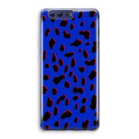 Blue Leopard: Honor 9 Transparant Hoesje