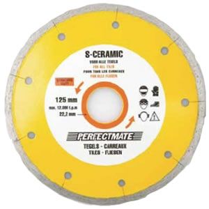 Perfectmate EPC0616 S-Ceramic Diamantschijf | Voor Tegels | 180 mm - EPC0616