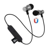 F11 Bluetooth 4.2 Hanging Neck Design Bluetooth Headset Support Music Play & Switching & Volume Control & Answer(Black)