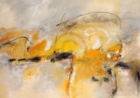 Kunstdruk Isolde Folger - Giallo II 100x70cm
