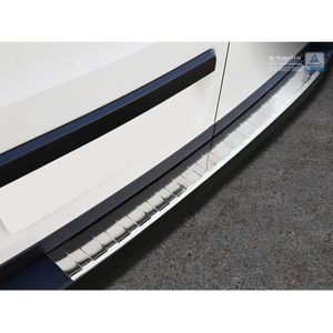 RVS Bumper beschermer passend voor Volkswagen Crafter TGE 2017- 'Ribs' AV235185