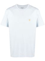 Carhartt WIP t-shirt en coton à logo brodé - Bleu