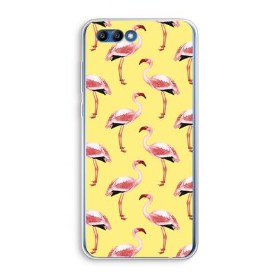 Flamingo's geel: Honor 10 Transparant Hoesje Flamingo's geel: Honor 10 Transparant Hoesje