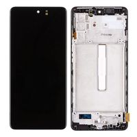 Samsung Galaxy M52 5G Front Cover & LCD Display GH82-27091A - Zwart - thumbnail