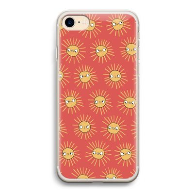 Zon: iPhone 7 Transparant Hoesje