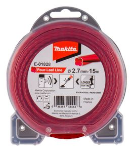 Makita Accessoires Maaidraad 2,7x15mtr rood - E-01828 - E-01828