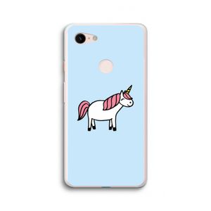 Eenhoorn: Google Pixel 3 XL Transparant Hoesje